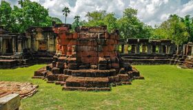 Brick Ancient Relic in Thailand